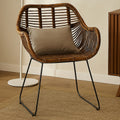 Orsina Java Natural Rattan Gita Chair – Handwoven Modern Accent Seat