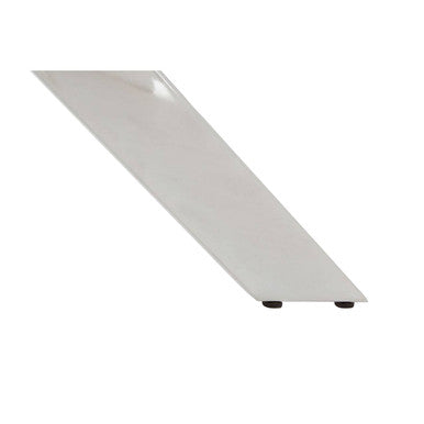 Orsina Allure Round Glass Dining Table – Chrome Stainless Steel Legs