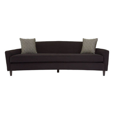 Orsina Rania 3-Seater Black Dimity Fabric Sofa – Modern Chevron Weave