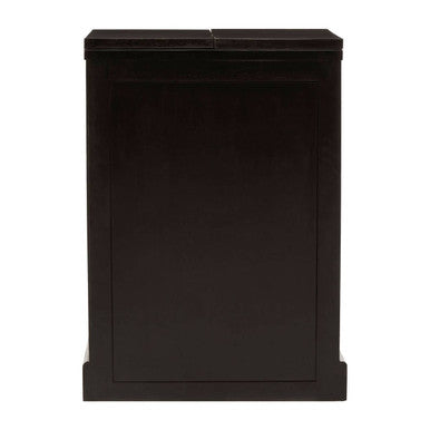 Orsina Malta Bar Unit – Black Mango Wood Cabinet with Gold Doors