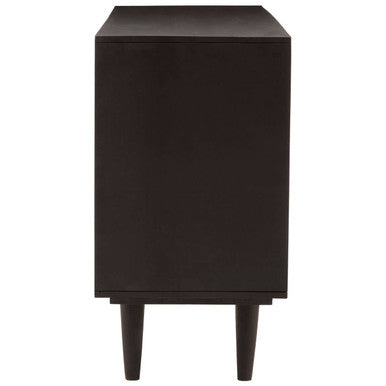Orsina Malta Sideboard – Mango Wood Storage with Gold Sliding Doors