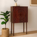 Orsina Vence Mango Wood Accent Cabinet – Natural Tribal Storage