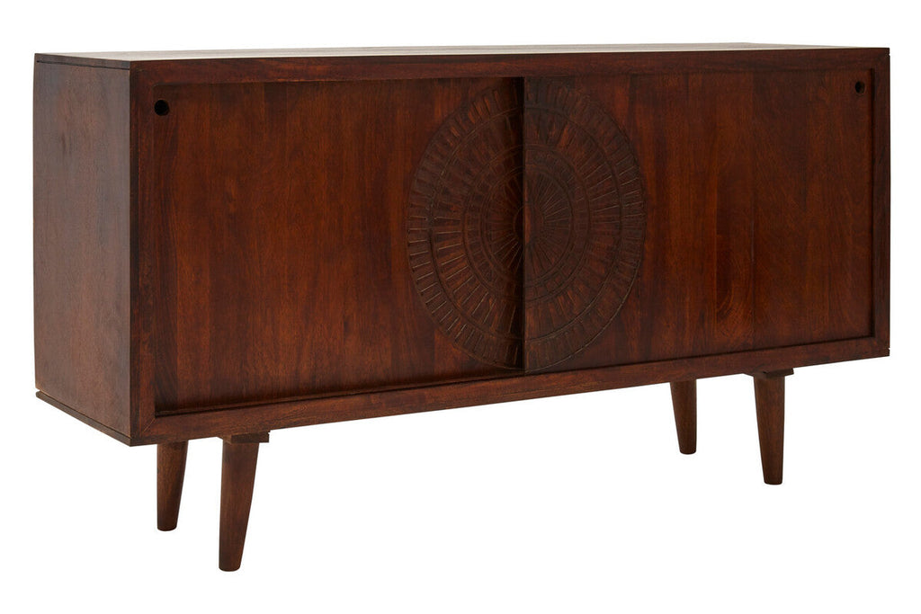 Orsina Vence Mango Wood Sideboard – Carved Brown Wooden Buffet
