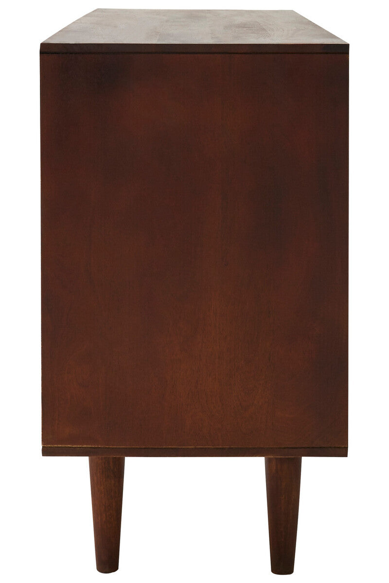 Orsina Vence Mango Wood Sideboard – Carved Brown Wooden Buffet