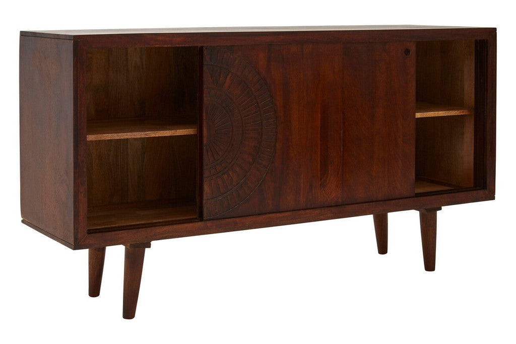 Orsina Vence Mango Wood Sideboard – Carved Brown Wooden Buffet