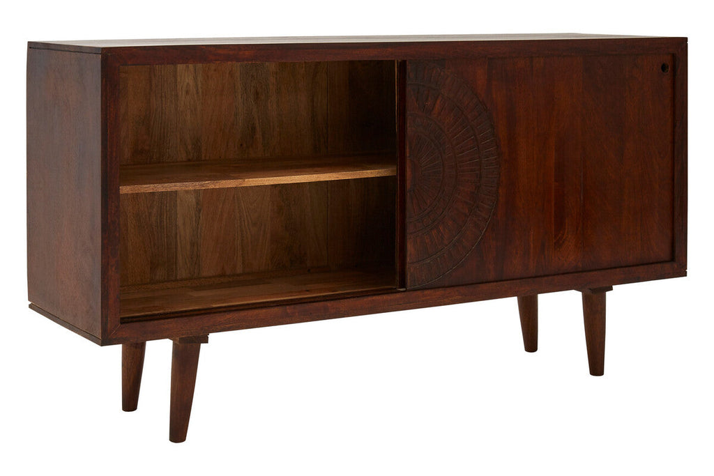 Orsina Vence Mango Wood Sideboard – Carved Brown Wooden Buffet