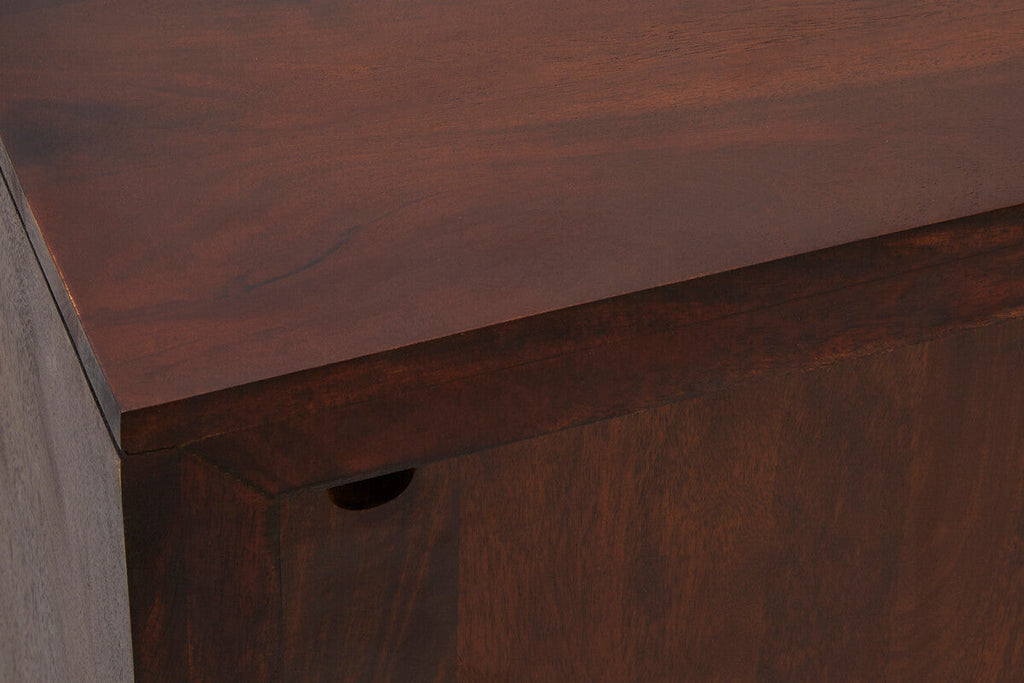 Orsina Vence Mango Wood Sideboard – Carved Brown Wooden Buffet