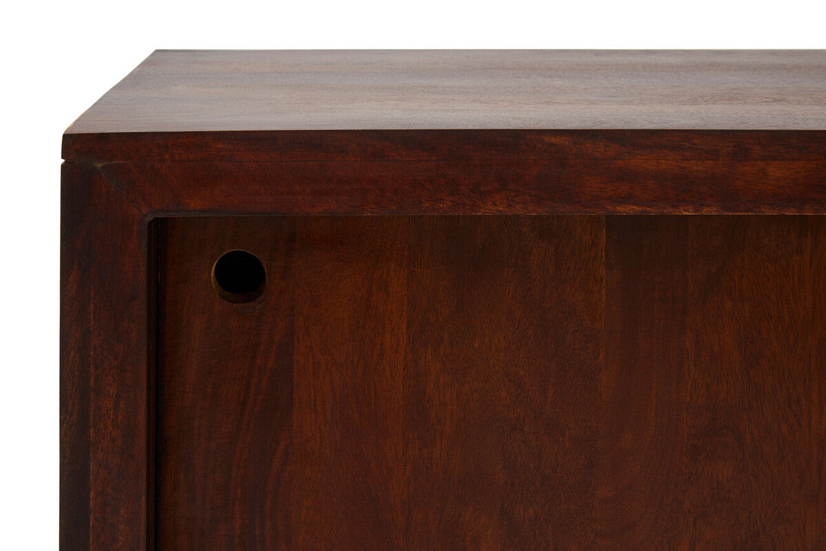 Orsina Vence Mango Wood Sideboard – Carved Brown Wooden Buffet