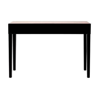 Orsina Rose Gold Mirrored Console Table – Sunburst Engraved Entryway