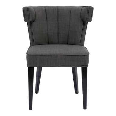 Orsina Oria Grey Fabric Dining Chair | Tufted Modern Seating