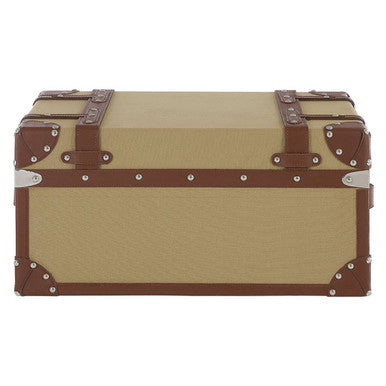 Orsina Columbus Small Canvas Storage Trunk – Vintage Style Chest