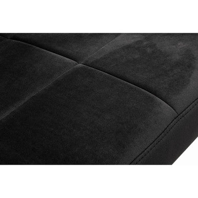 Orsina Vogue Black Velvet Lounge Chair – Modern Tufted Accent Seating