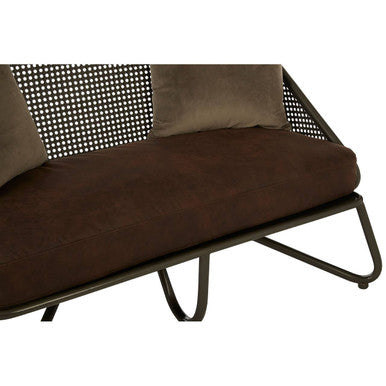 Orsina 2-Seater Sofa – Modern Minimalist Couch with Curved Legs