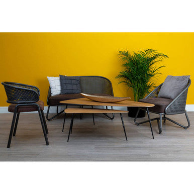 Orsina New Foundry Accent Chair – Modern Sculptural Design with Curved Legs
