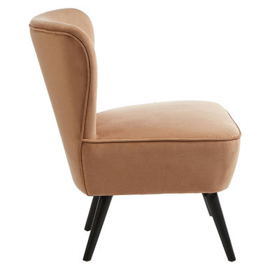 Orsina Darcy Natural Fabric Accent Chair – Modern Upholstered Armchair