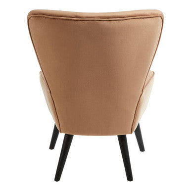 Orsina Darcy Natural Fabric Accent Chair – Modern Upholstered Armchair