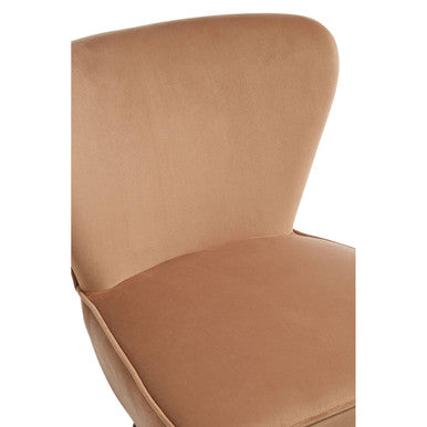 Orsina Darcy Natural Fabric Accent Chair – Modern Upholstered Armchair