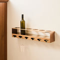 Orsina Novo 6 Bottle Wine Rack with Stemware Holder – Rose Gold