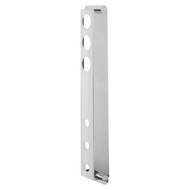 Orsina Novo 6 Bottle Vertical Wine Rack – Silver Space-Saving Storage