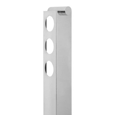 Orsina Novo 6 Bottle Vertical Wine Rack – Silver Space-Saving Storage