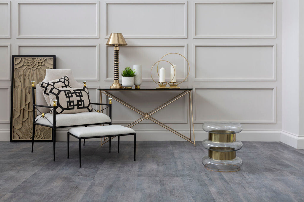 Orsina Monroe High Back Chair – White Linen Tufted Accent Armchair