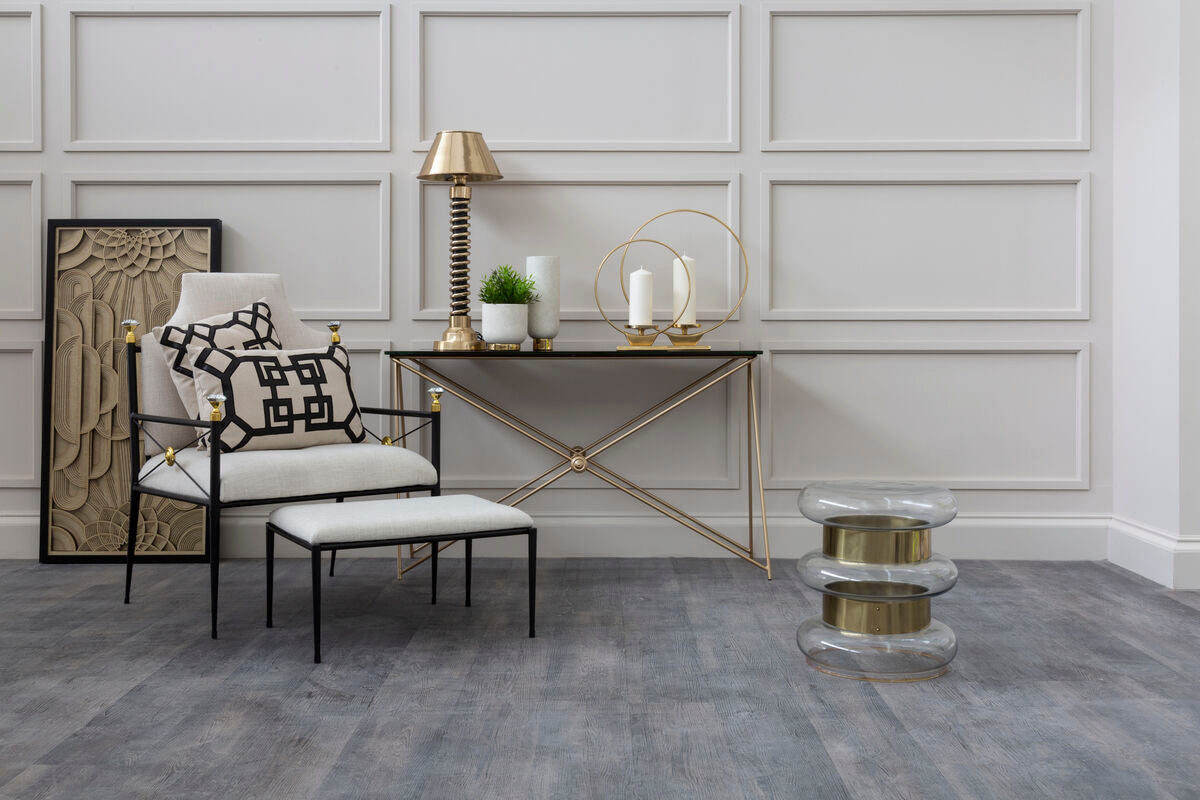 Orsina Monroe High Back Chair – White Linen Tufted Accent Armchair