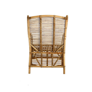 Orsina Manado Grey Natural Kubu Rattan Chair – Handwoven Accent Seating