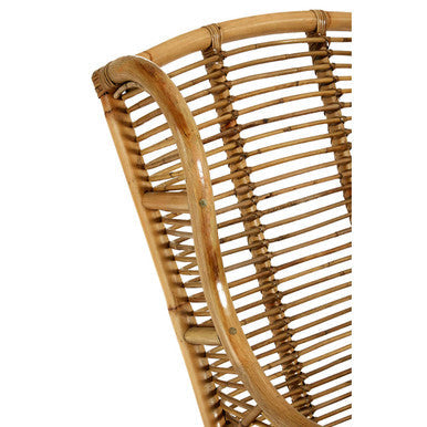 Orsina Manado Grey Natural Kubu Rattan Chair – Handwoven Accent Seating