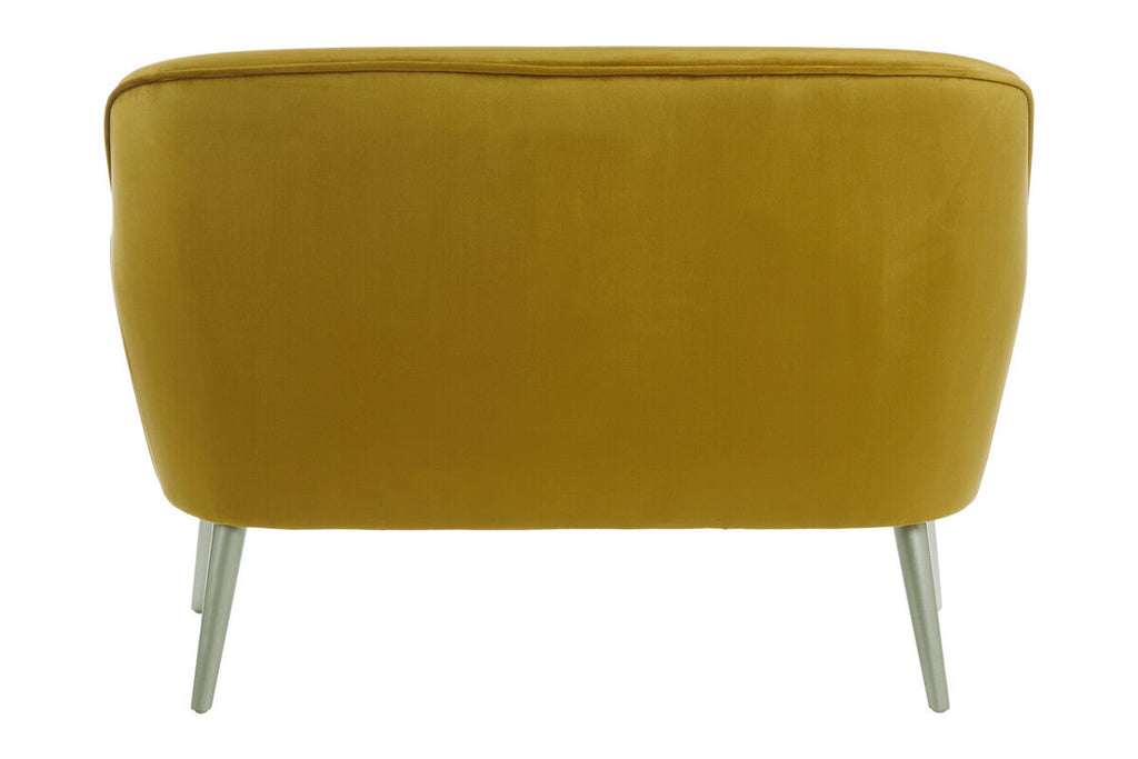 Orsina Louxor Mustard Velvet Sofa – Mid-Century Modern Seating