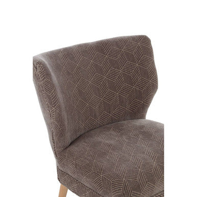 Orsina Regents Park Grey Chenille Wingback Chair | Modern Accent Armchair