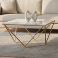 Orsina White Marble Square Coffee Table with Agate Stone Inlay