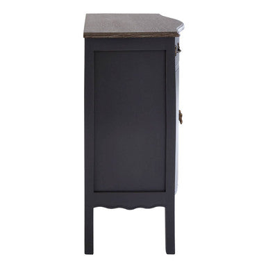 Orsina Loire Grey Sideboard – Two Door Cabinet with Brass Handles