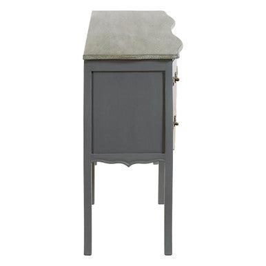 Orsina Loire 4 Drawer Double Chest – Grey French Provincial Dresser