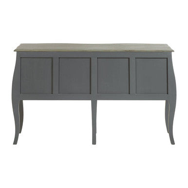 Orsina Loire 4 Drawer Double Chest – Grey French Provincial Dresser