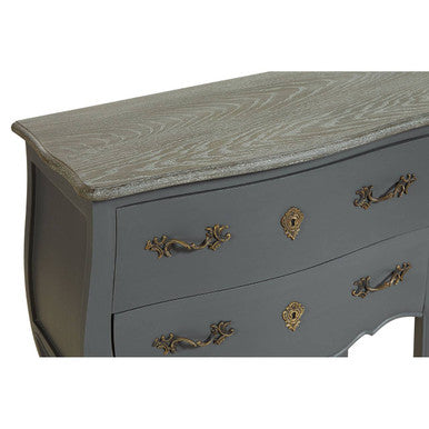 Orsina Loire 4 Drawer Double Chest – Grey French Provincial Dresser