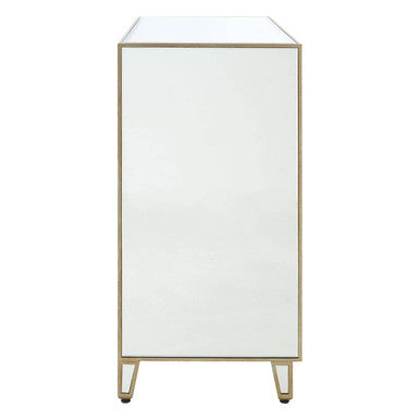 Orsina Knightsbridge Mirrored 3 Drawer Unit – Compact Bedroom Chest