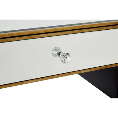 Orsina Knightsbridge Mirrored Glass Console Table with 5 Drawers