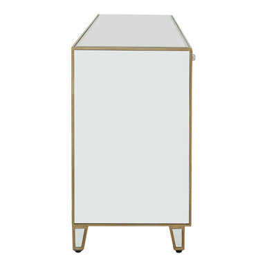 Orsina Knightsbridge Mirrored Cabinet – Silver Sideboard with Drawers