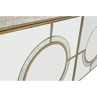 Orsina Knightsbridge Mirrored Cabinet – Silver Sideboard with Drawers