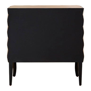 Orsina Soho Copper Finish Cabinet – 3D Mirrored Geometric Storage