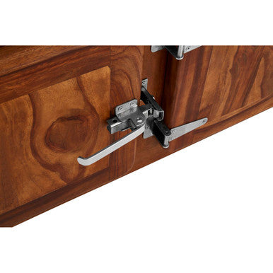 Orsina Marwar Wood Low Sideboard – Brown 3-Cupboard Storage Unit