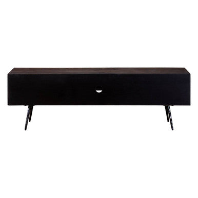 Orsina Madsen Pine Wood Media Unit – Industrial Low Profile TV Stand