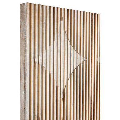 Orsina Kyra Wardrobe – Modern Rustic Elm Wood with Fluted Doors