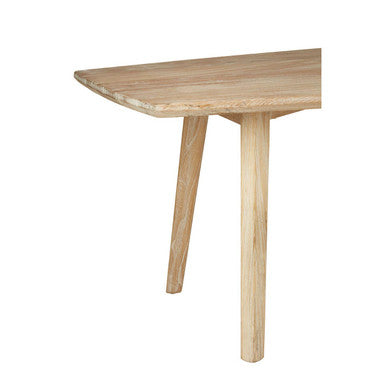 Orsina Kyra Two-Tier Elm Wood Coffee Table in Light Grey and Gold