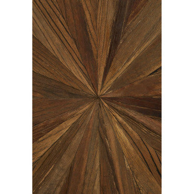 Orsina Mitra Coffee Table – Natural Elm Wood and Stainless Steel