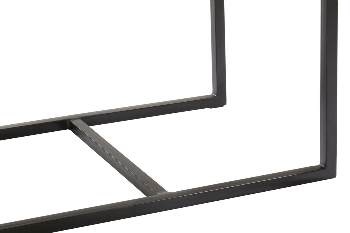 Orsina Bone Inlay Console Table – Boho Mango Wood & Metal Base