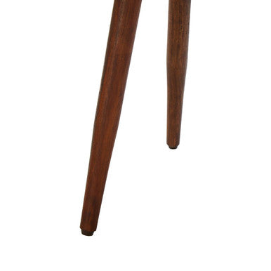 Orsina Grey Hexagonal Side Table – Sheesham Wood Boho Accent Table