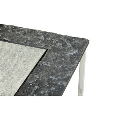 Orsina Akola Nesting Side Tables – Set of 3 Antique Glass & Metal