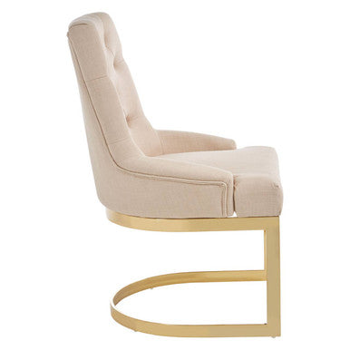 Orsina Azalea Natural Dining Chair – Upholstered Linen Seating