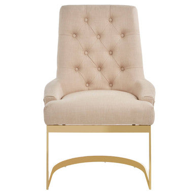 Orsina Azalea Natural Dining Chair – Upholstered Linen Seating
